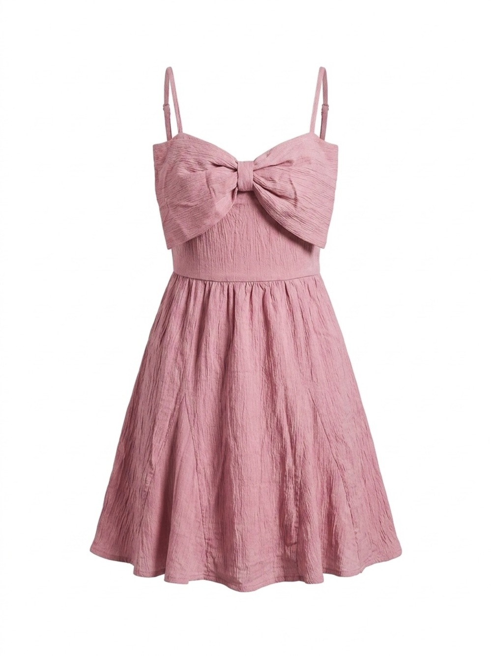 NWT Hayden Los Angeles Mauve Bow Front Mini Dress, Size Small
